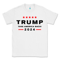 White donald trump 2024 take america Classic Tee - artisFamous