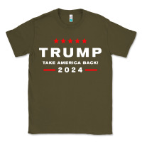 Army Green donald trump 2024 take america Classic Tee - artisFamous