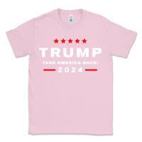 Bubblegum Pink donald trump 2024 take america Classic Tee - artisFamous