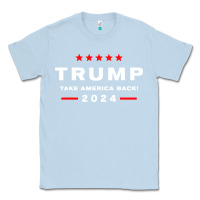 Dusty Blue donald trump 2024 take america Classic Tee - artisFamous