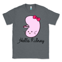 Charcoal Heather hello kidney Classic Tee - artisFamous