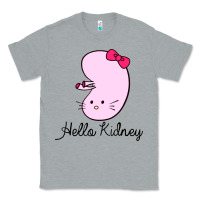Heather Grey hello kidney Classic Tee - artisFamous