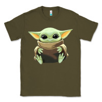 Army Green baby yoda Classic Tee - artisFamous