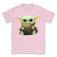 Bubblegum Pink baby yoda Classic Tee - artisFamous