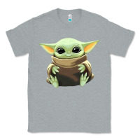 Heather Grey baby yoda Classic Tee - artisFamous