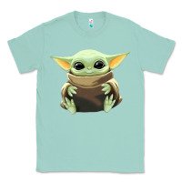Seafoam baby yoda Classic Tee - artisFamous