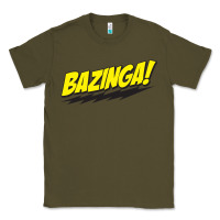 Army Green Bazinga! Classic Tee - artisFamous
