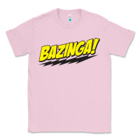 Bubblegum Pink Bazinga! Classic Tee - artisFamous