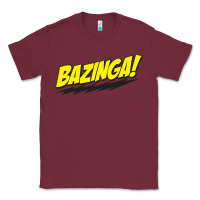 Burgundy Bazinga! Classic Tee - artisFamous