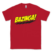 Red Bazinga! Classic Tee - artisFamous