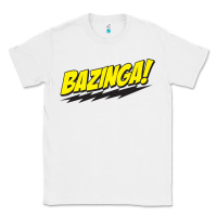 White Bazinga! Classic Tee - artisFamous