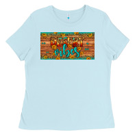Baby Blue desert vibes license plate Ladies Tee - Artiststas