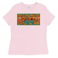 Bubblegum Pink desert vibes license plate Ladies Tee - Artiststas