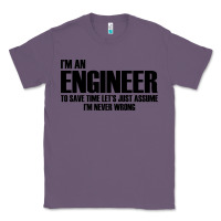 Lavender i'm an engineering Classic Tee - artisFamous
