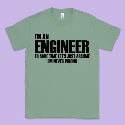I'm An Engineering Classic Tee Designed By Artisfamous