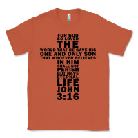 Copper John 3:16 Bible Verse Cool Christian Church Shirts Christianity Classic Tee - artisFamous