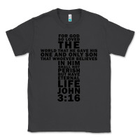 Smoke John 3:16 Bible Verse Cool Christian Church Shirts Christianity Classic Tee - artisFamous