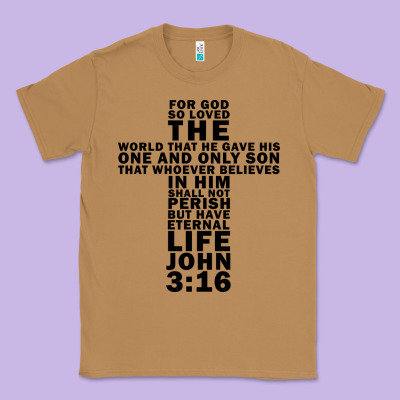 John 3:16 Bible Verse Cool Christian Church Shirts Christianity Classic Tee Designed By Artisfamous