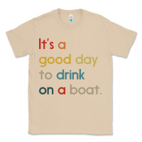 Mushroom it's a good day to drink on a boat Classic Tee - artisFamous