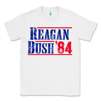White reagan bush '84 Classic Tee - artisFamous