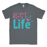 Charcoal Heather best life Classic Tee - artisFamous