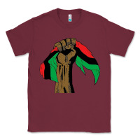 Burgundy black power african license Classic Tee - artisFamous