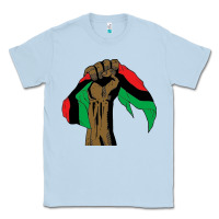 Dusty Blue black power african license Classic Tee - artisFamous