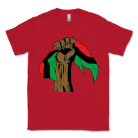 Red black power african license Classic Tee - artisFamous