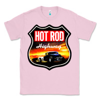 Bubblegum Pink HOT ROD GARAGE CAR Classic Tee - artisFamous