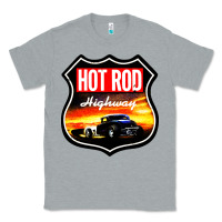 Heather Grey HOT ROD GARAGE CAR Classic Tee - artisFamous