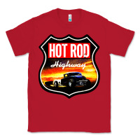 Red HOT ROD GARAGE CAR Classic Tee - artisFamous