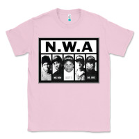 Bubblegum Pink N.W.A Californian hip hop group N.W.A Classic Tee - artisFamous