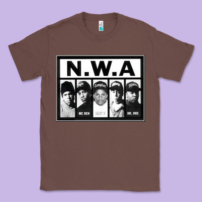 N.w.a Californian Hip Hop Group N.w.a Classic Tee Designed By Artisfamous