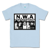 Dusty Blue N.W.A Californian hip hop group N.W.A Classic Tee - artisFamous