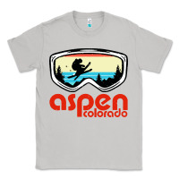 Moon Dust aspen colorado ski mountain skiing retro vacation Classic Tee - artisFamous