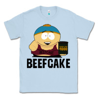 Dusty Blue beefcake Classic Tee - artisFamous