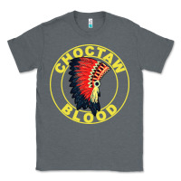 Charcoal Heather choctaw blood Classic Tee - artisFamous