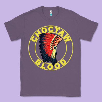 Choctaw Blood Classic Tee Designed By Artisfamous