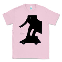 Bubblegum Pink Elephant Black To Stand On Your Car Classic Tee - artisFamous