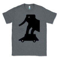 Charcoal Heather Elephant Black To Stand On Your Car Classic Tee - artisFamous