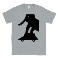 Heather Grey Elephant Black To Stand On Your Car Classic Tee - artisFamous