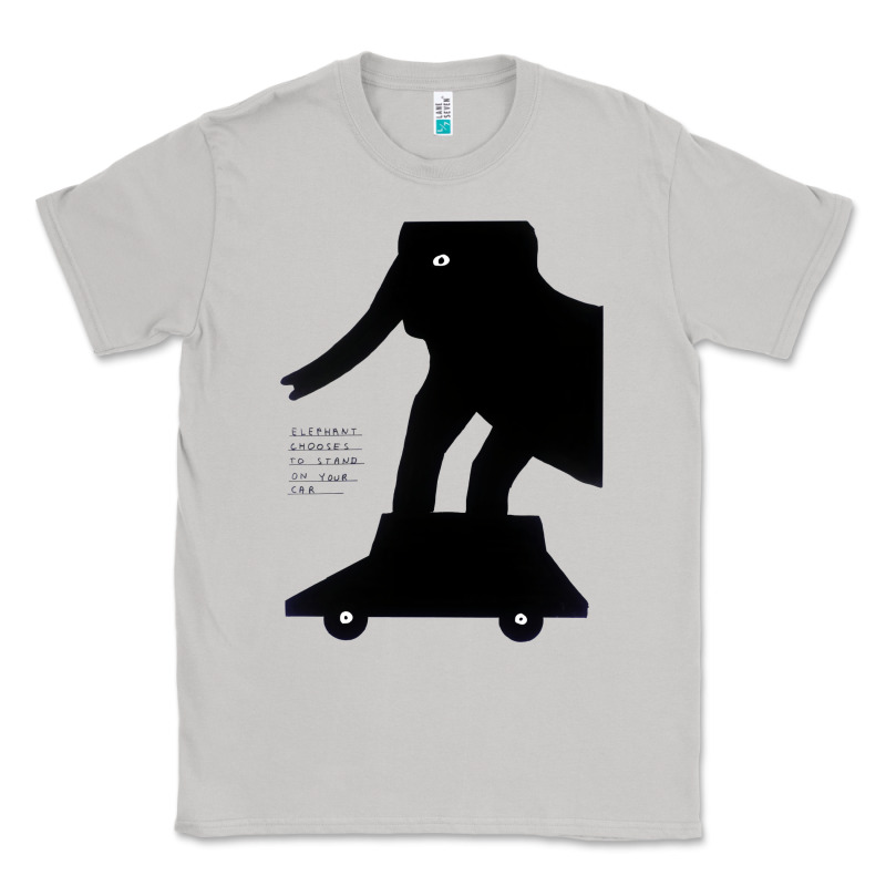 Elephant Black To Stand On Your Car Classic Tee by artisFamous | Teevron