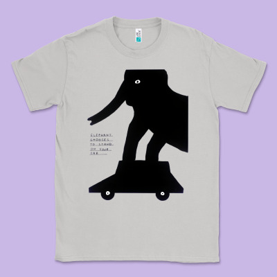 Elephant Black To Stand On Your Car Classic Tee Designed By Artisfamous