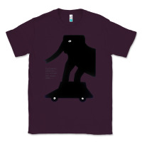 Plum Elephant Black To Stand On Your Car Classic Tee - artisFamous