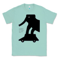 Seafoam Elephant Black To Stand On Your Car Classic Tee - artisFamous