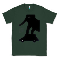 Sports Green Elephant Black To Stand On Your Car Classic Tee - artisFamous