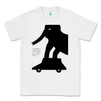 White Elephant Black To Stand On Your Car Classic Tee - artisFamous