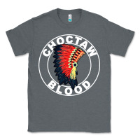 Charcoal Heather choctaw blood Classic Tee - artisFamous