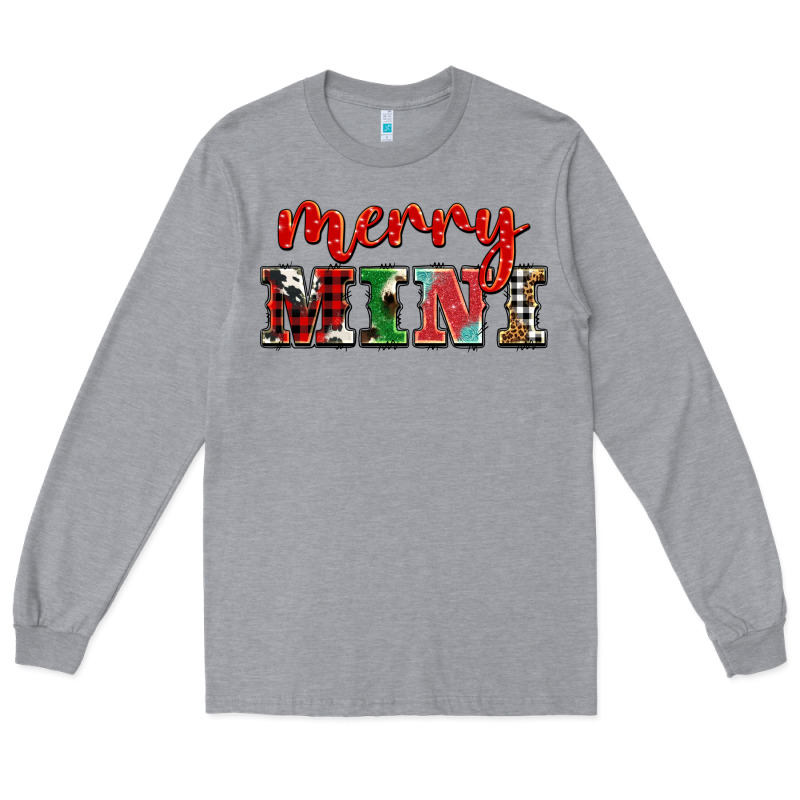 Christmas Merry Mini Long Sleeve Tee by BarkalooDesign | Teevron