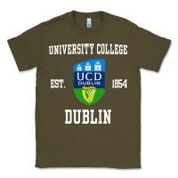 Army Green university college dublin Classic Tee - artisFamous